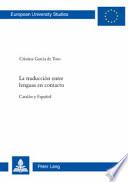 libro La Traducción Entre Lenguas En Contacto
